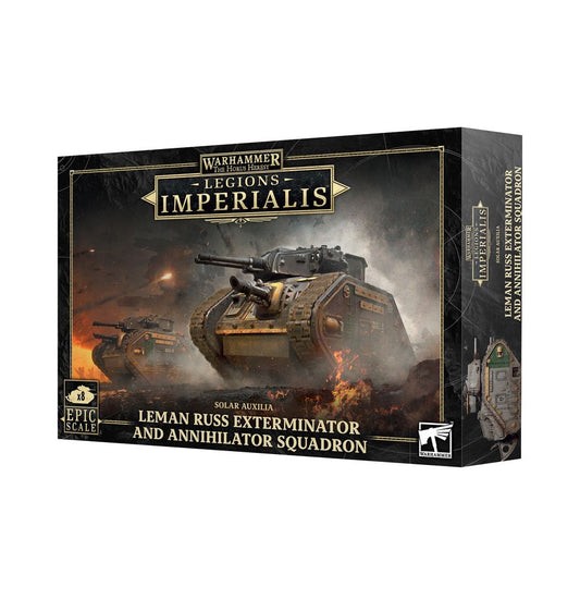 Legions Imperialis: Solar Auxilia Leman Russ Exterminator and Annihilator Squadron