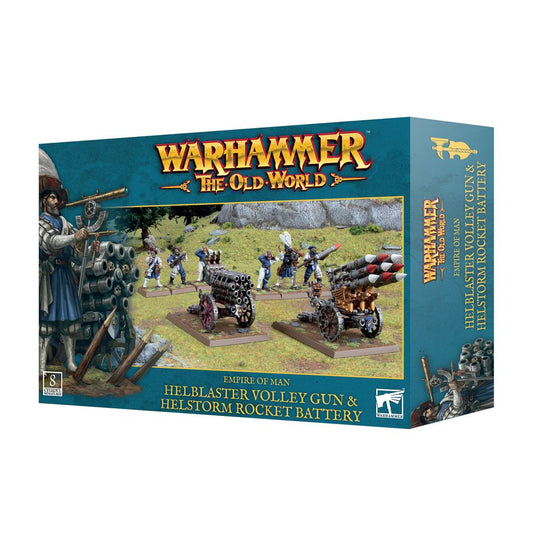 The Old World: Empire of Man Helblaster Volley Gun & Helstorm Rocket Battery