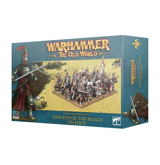 The Old World: Kingdom of Bretonnia Knights of the Realm on Foot