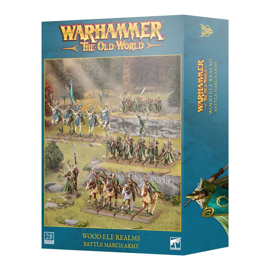 The Old World: Wood Elf Realms Battle March Army