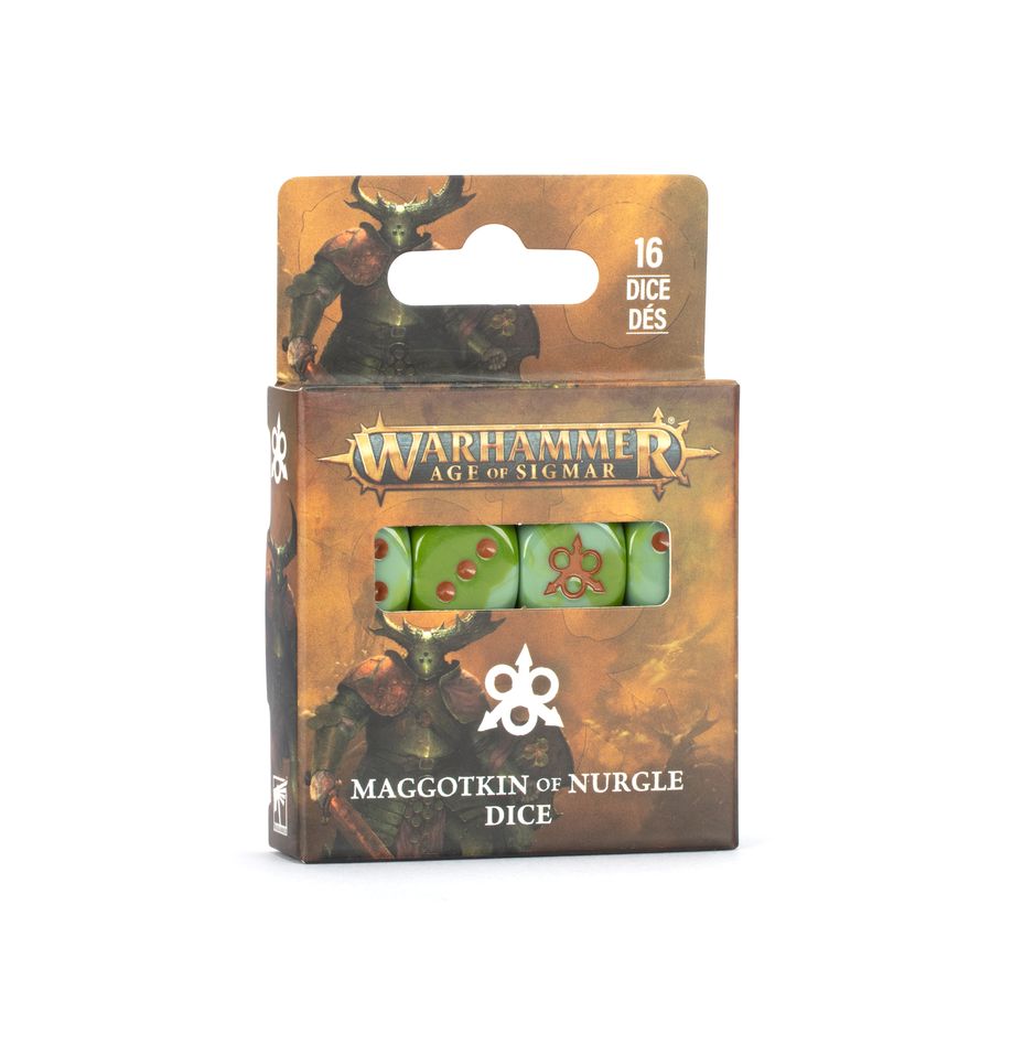 Age of Sigmar: Dice Maggotkin of Nurgle
