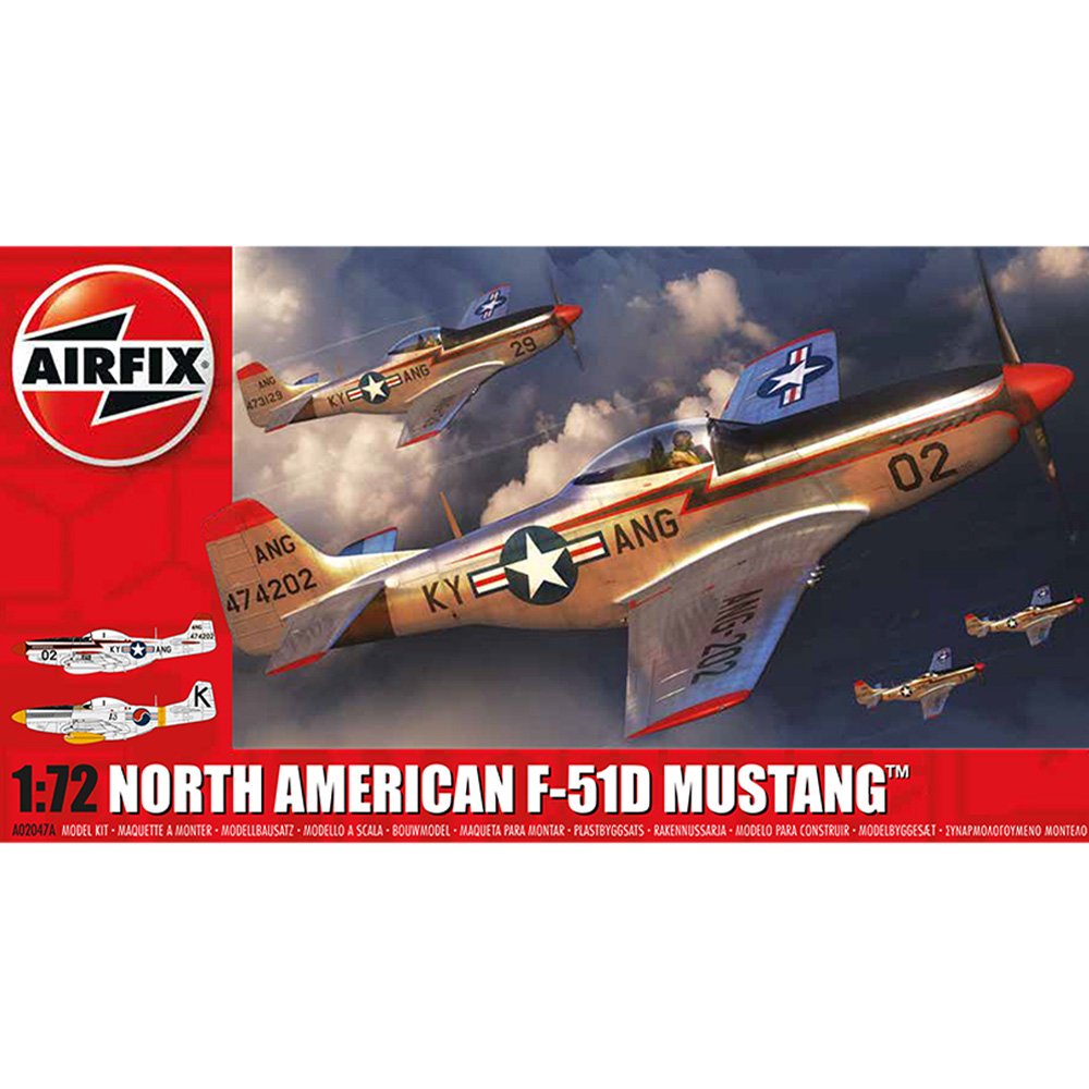 Airfix: 1/72 North American F-51D Mustang A02047A