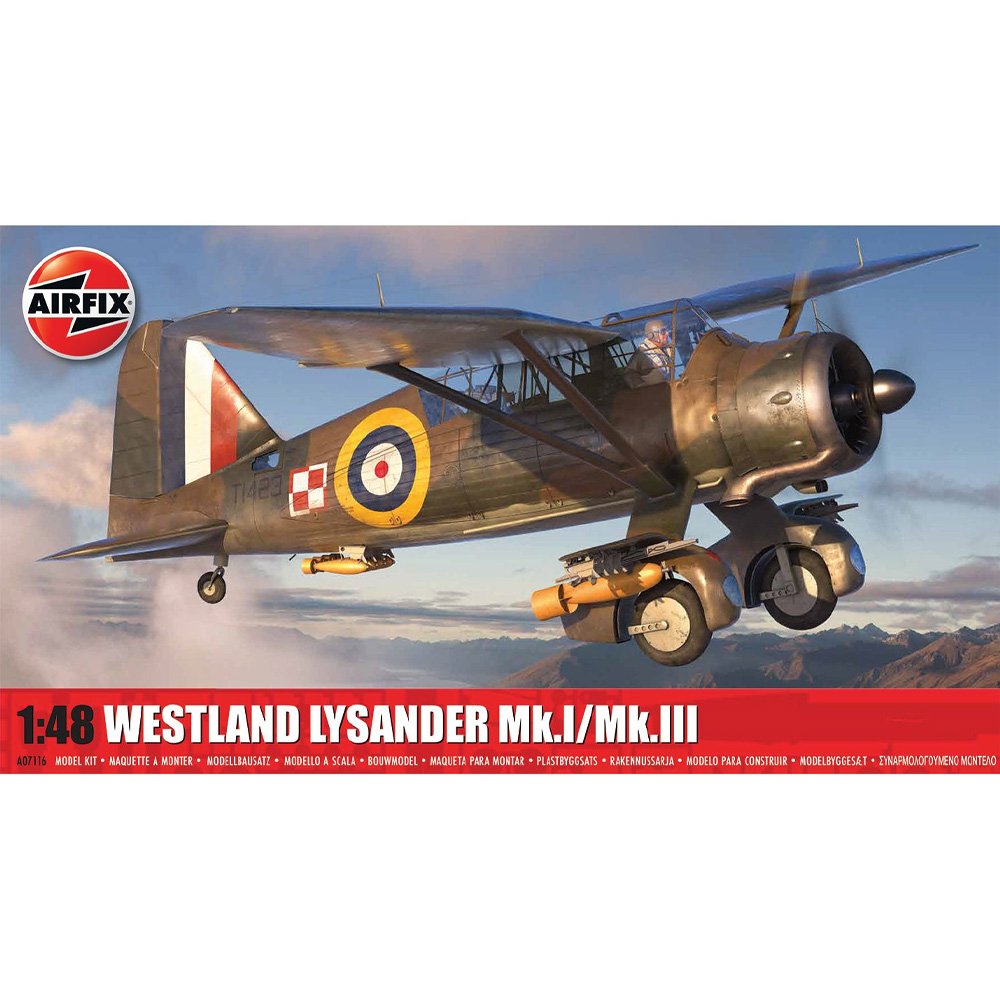 Airfix: 1/48 Westland Lysander Mk.I/Mk.III A07116