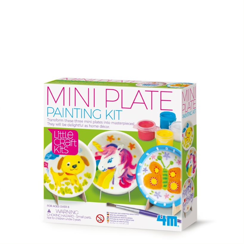4M: Little Craft Kits Mini Plate Painting Kit
