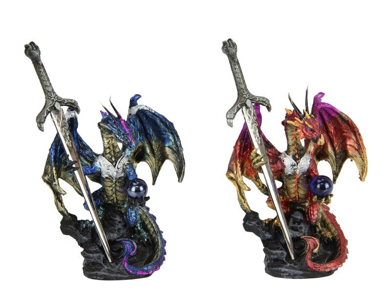 Dragon with Mystic Sword 16cm (Assorted - One Randomly Selected)