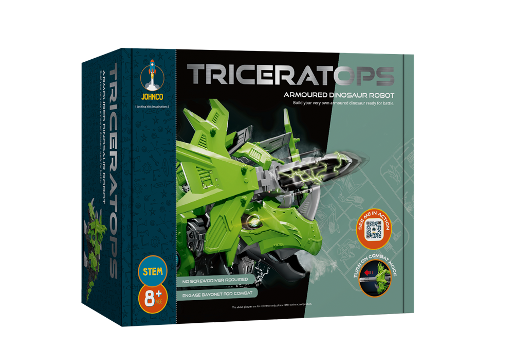 Johnco: Armoured Dinosaur Robot Triceratops