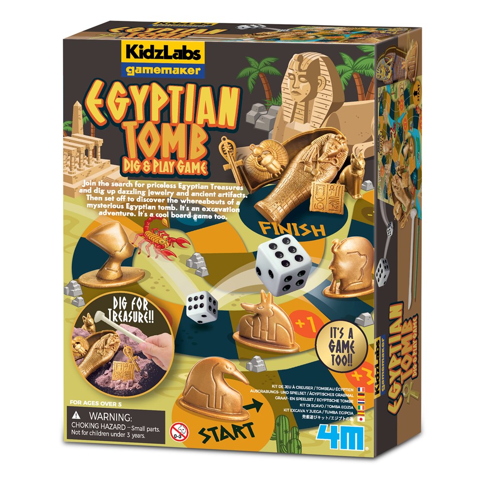 4M: Gamemaker Egyptian Tomb Dig & Play Game