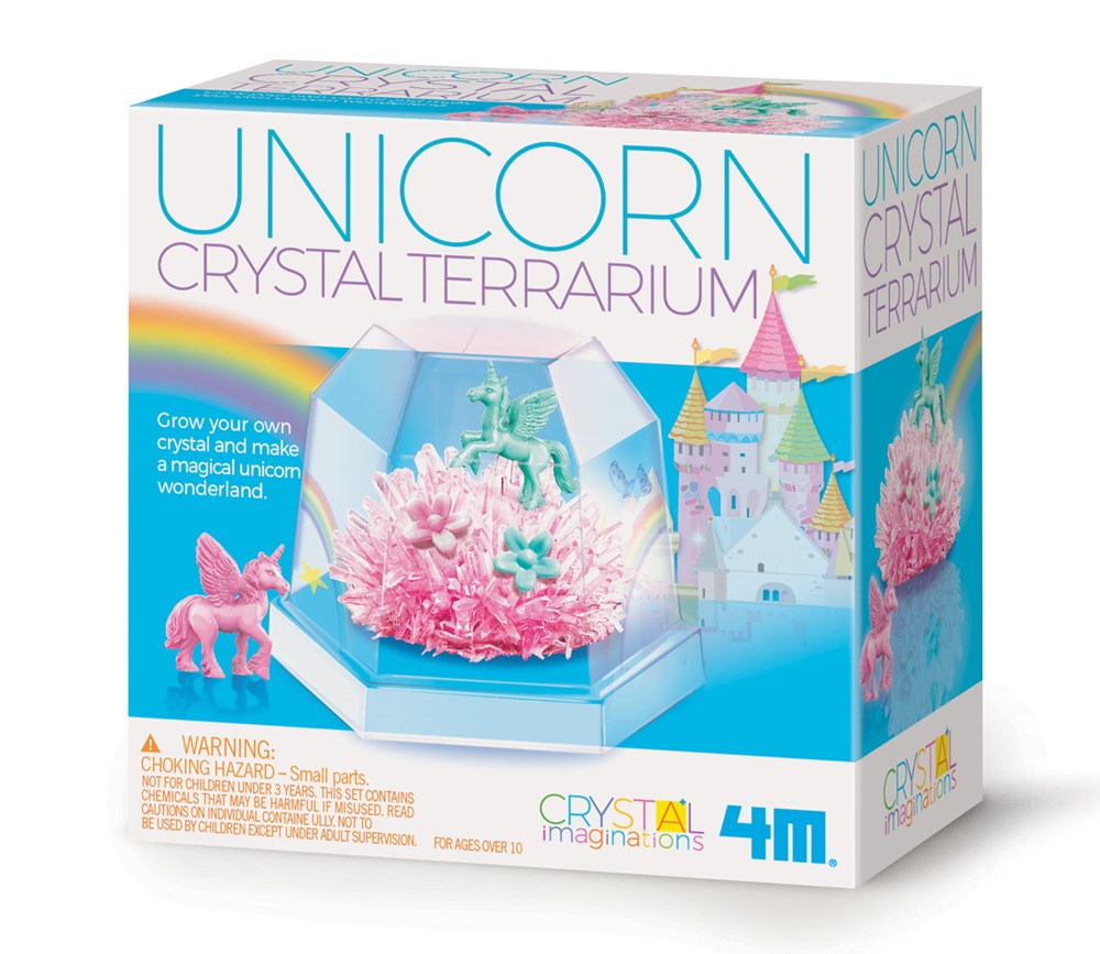 4M: Crystal Growing Unicorn Crystal Terrarium