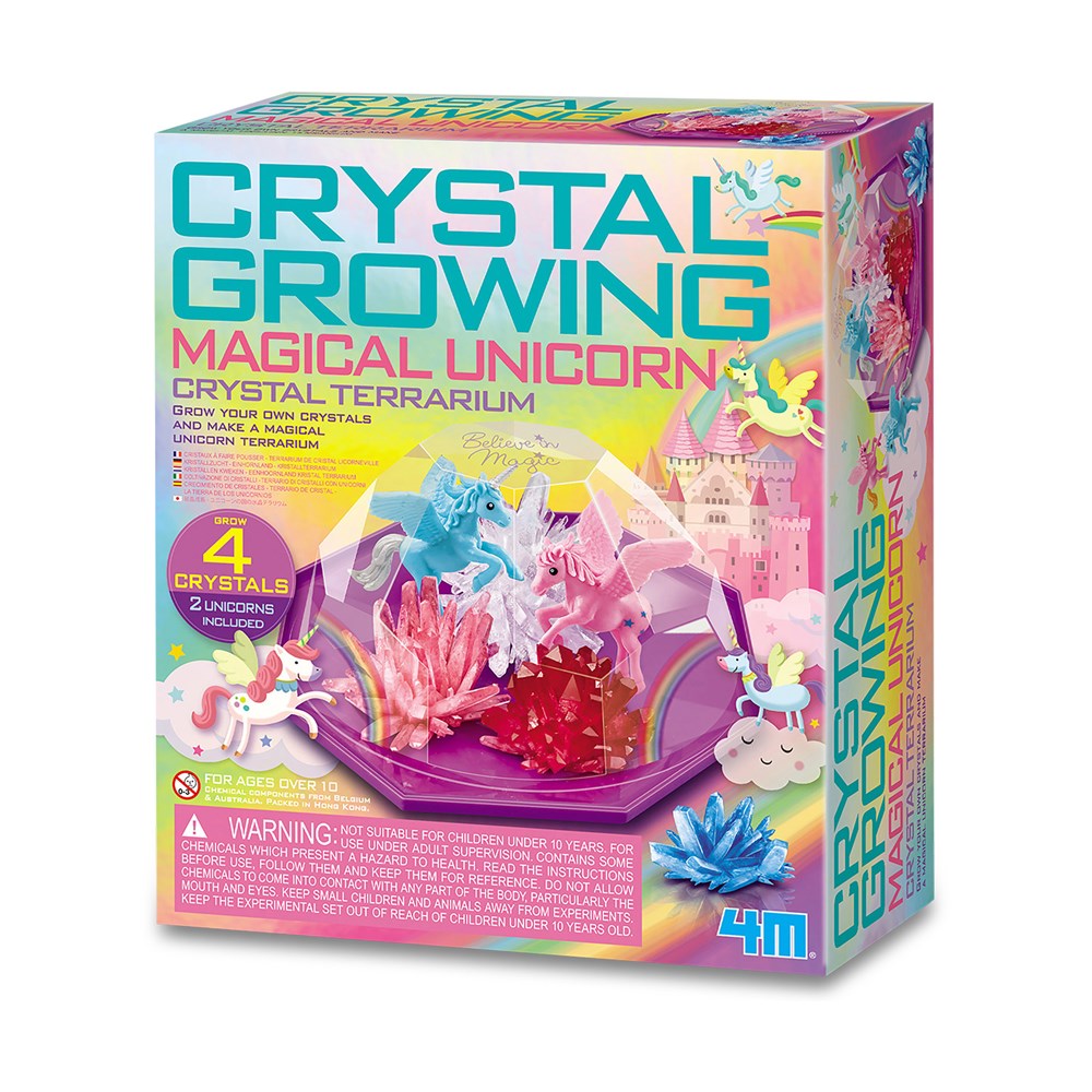 4M: Crystal Growing Magical Unicorn Crystal Terrarium