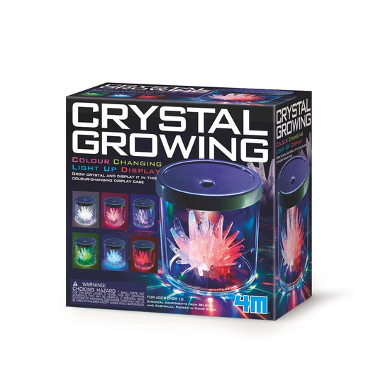 4M: Crystal Growing Colour Changing Light Up Display Case
