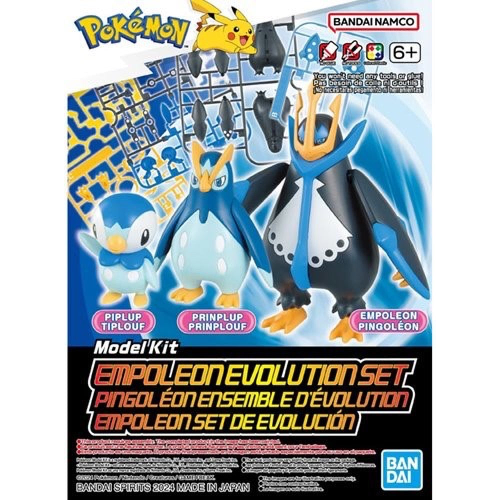 Bandai: Pokemon Model Kit Empoleon Evolution Set