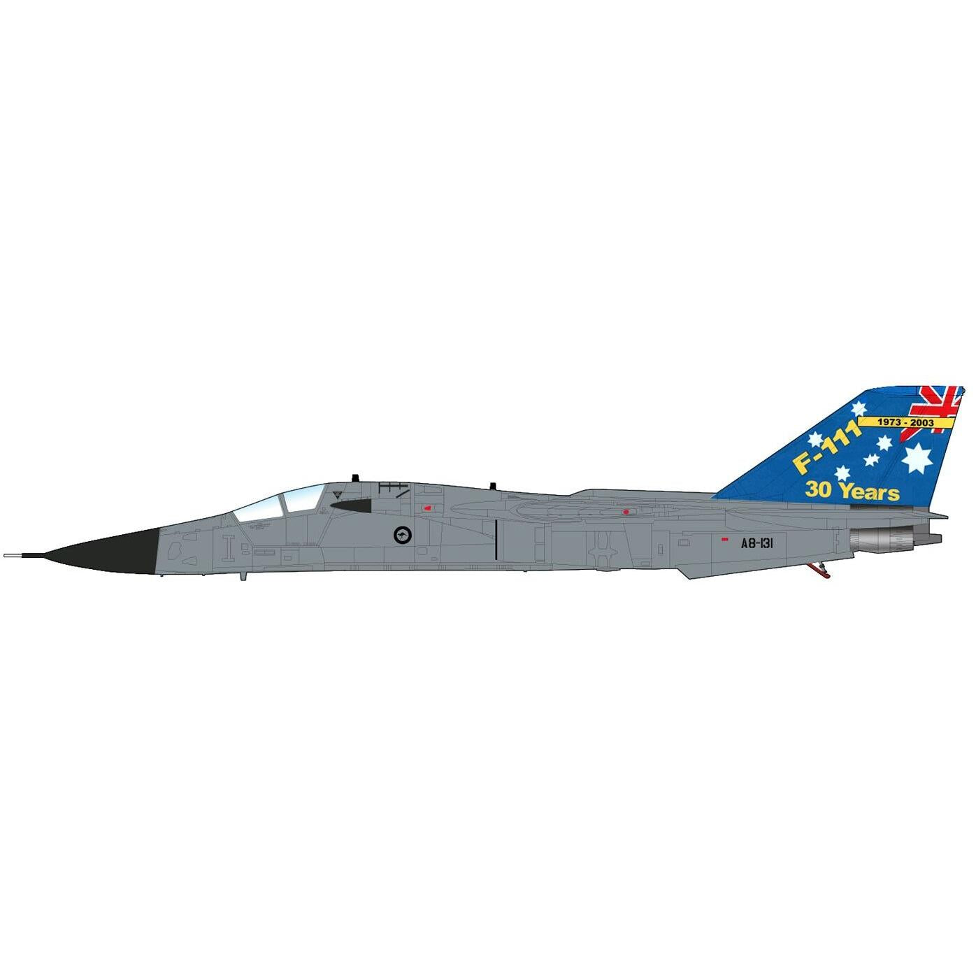 Hobby Master: 1/72 F-111C Pig A8-131 RAAF "1973-2003" (with 4 x AGM-142)