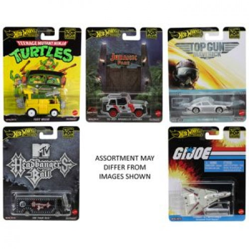 Hot Wheels: 1/64 Pop Culture (Assorted - One Randomly Selected)