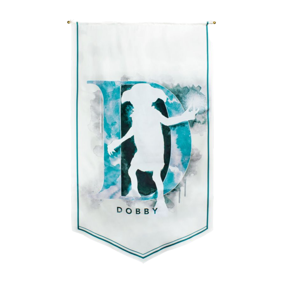 Satin Wall Banner: Harry Potter Watercolour Dobby