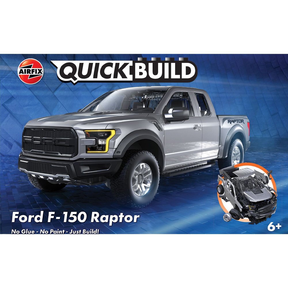Airfix: Quickbuild Ford F-150 Raptor Grey J6053