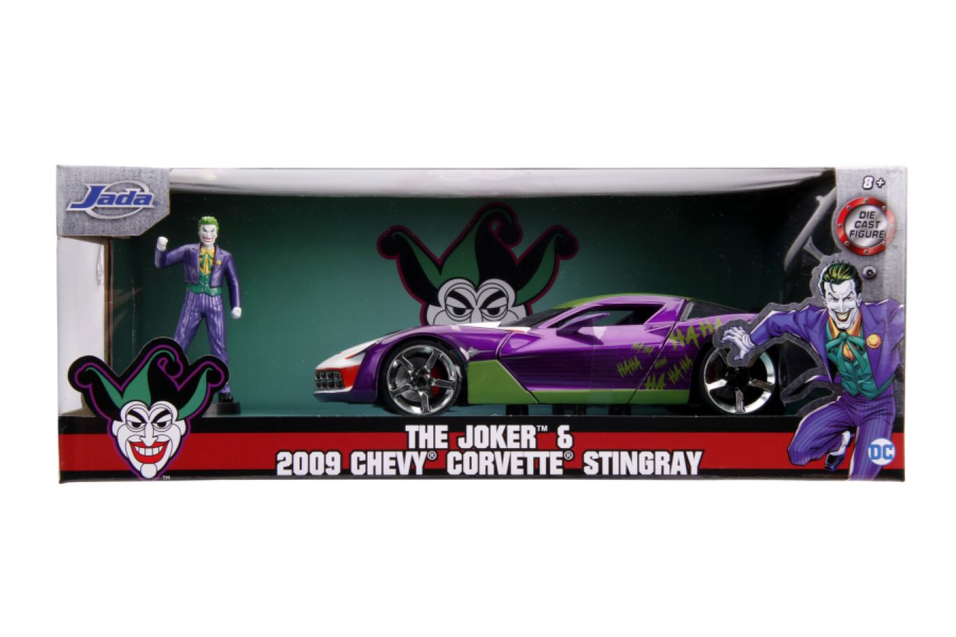 Jada: 1/24 DC Comics 2009 Corvette with Joker