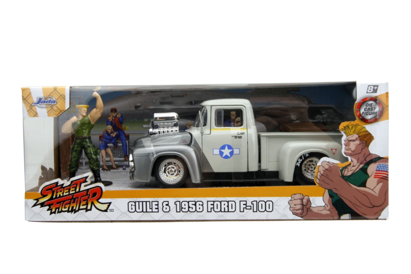 Jada: 1/24 Street Fighter 1956 Ford F-100 with Guile