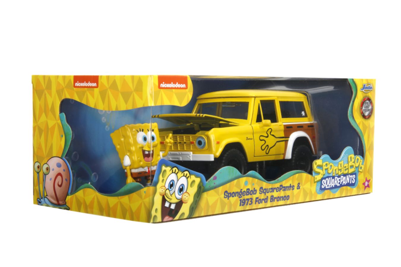 Jada: 1/24 Spongebob Squarepants 1973 Ford Bronco with Spongebob