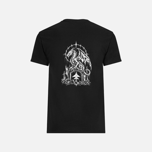 T-Shirt: The Dragon Hangar (Black Metal)