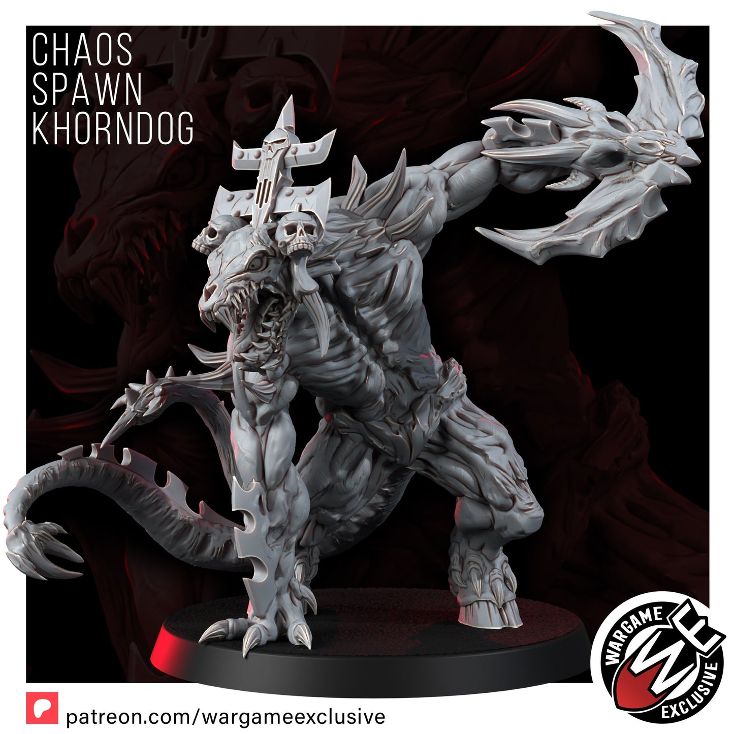 Wargame Exclusive: Chaos Renegades of Pain Spawn Khorndog