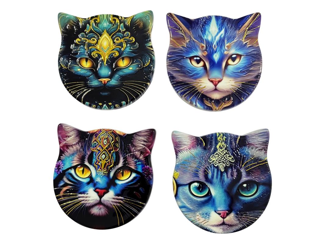 Astral Cat Magnet (Assorted - One Randomly Selected)