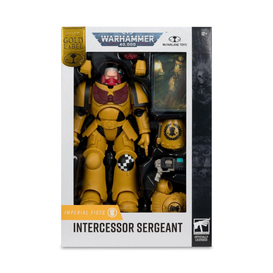 McFarlane Toys: Warhammer 40k Imperial Fist Intercessor Sergeant 7" Figure