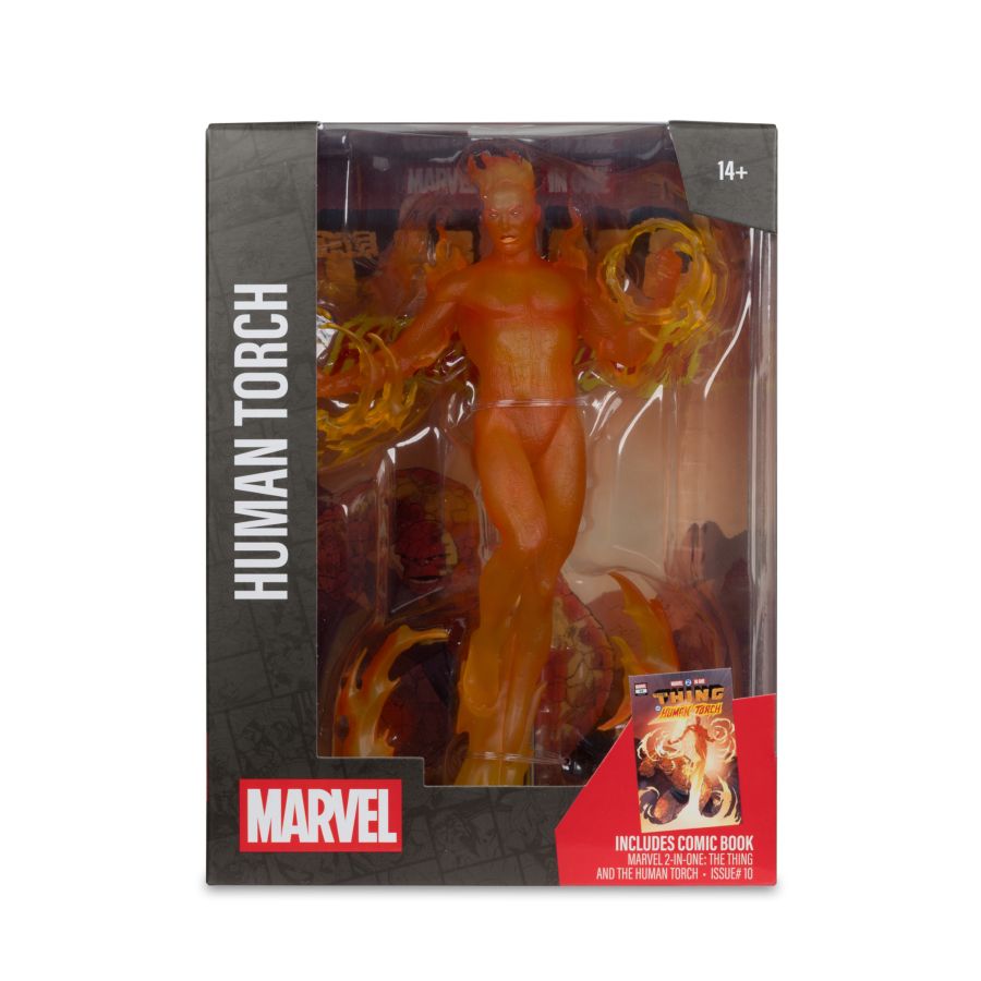 McFarlane Toys: Marvel 1/6 Human Torch Posed Figure