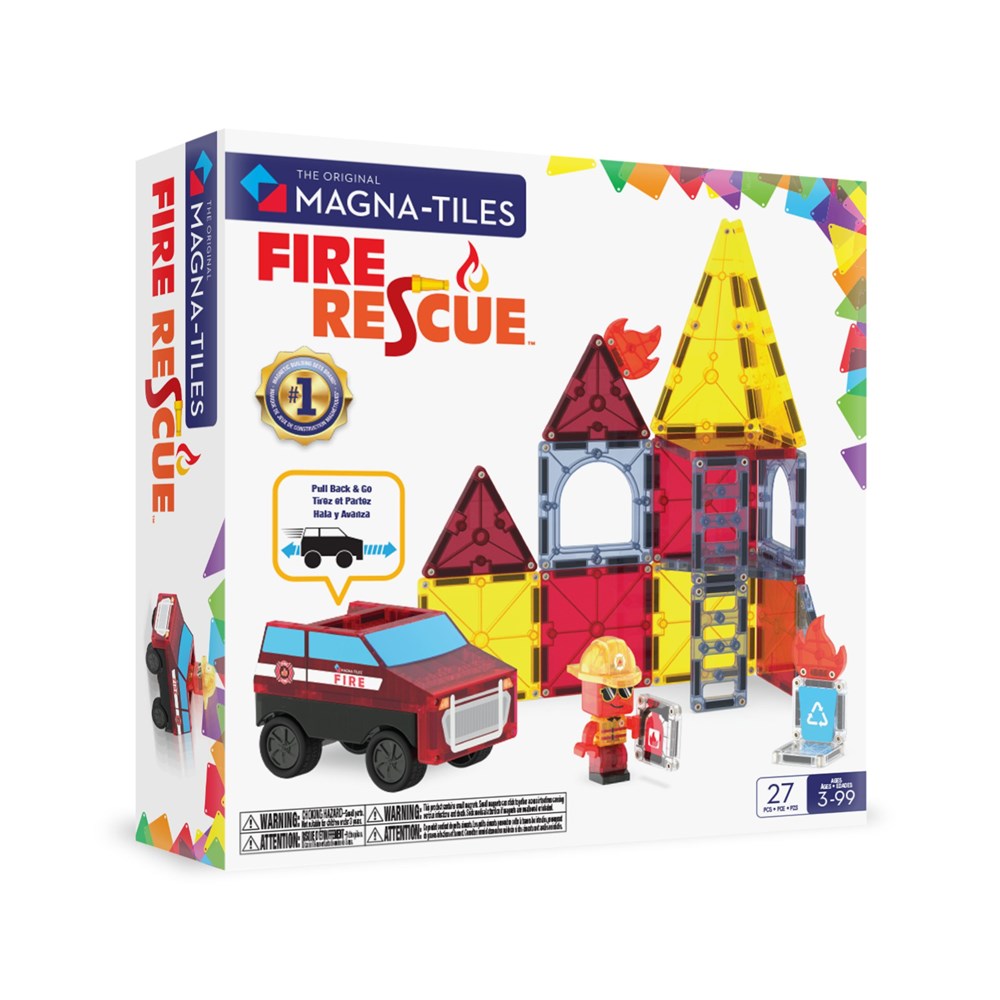 Magna-Tiles: Fire Rescue 27pc Set