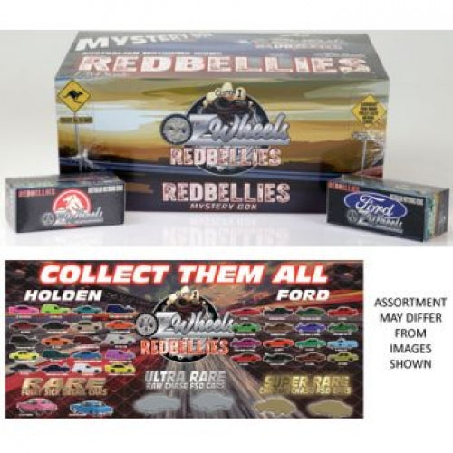 Oz Wheels: 1/64 Redbellies Mystery Box (Assorted - One Randomly Selected)