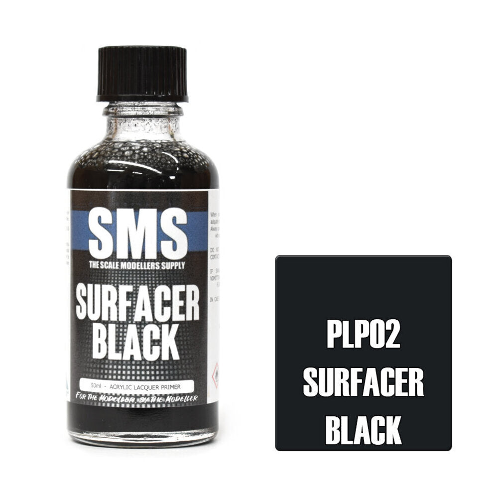SMS: Primer Surfacer Black 50ml