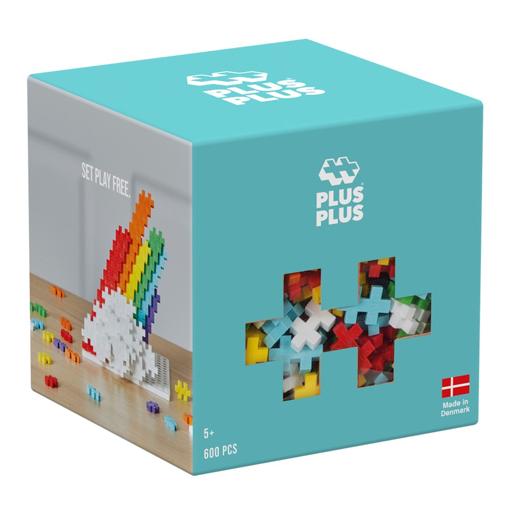 Plus-Plus: Rainbow Mix 600pc