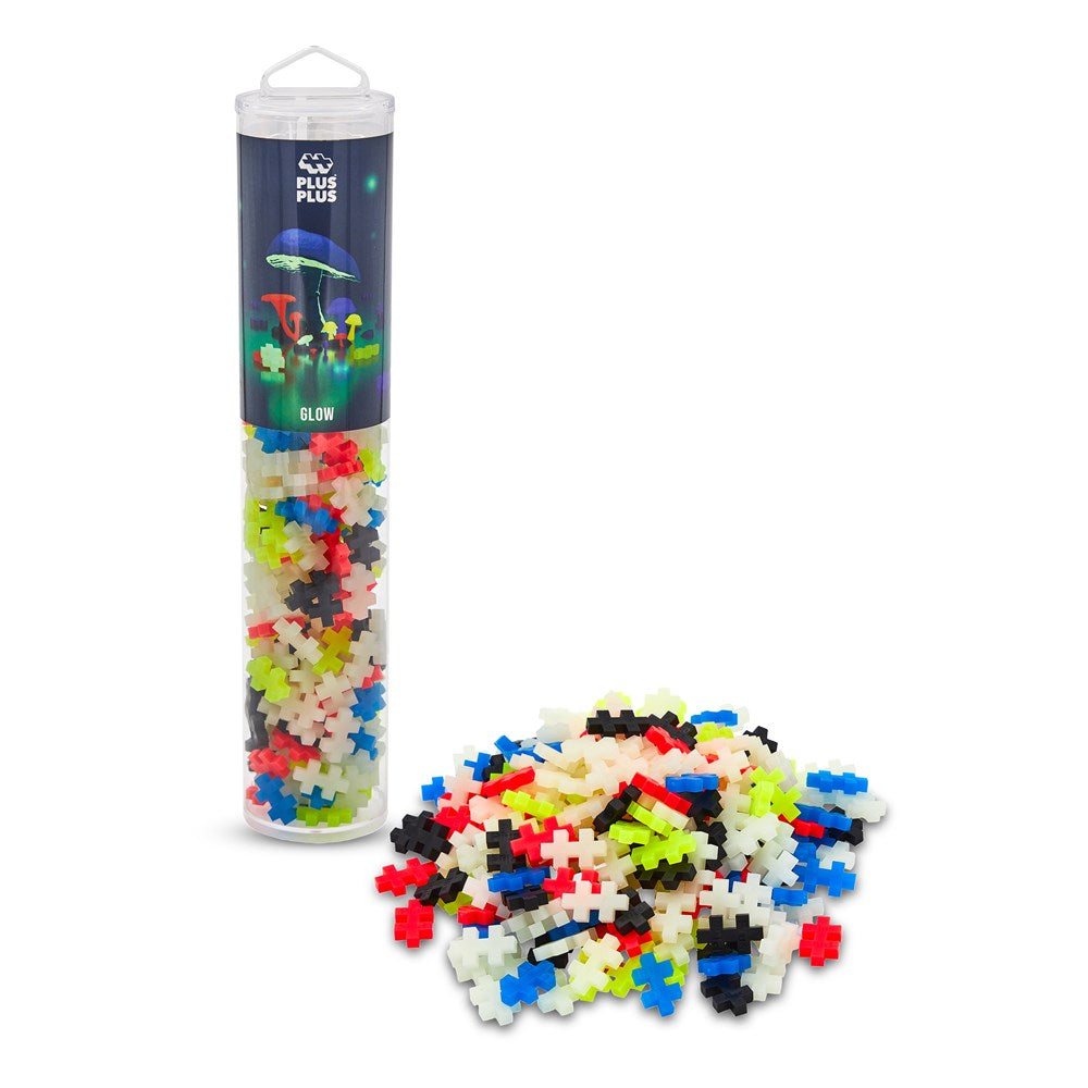 Plus-Plus: Tube Glow In The Dark Mix 240pc