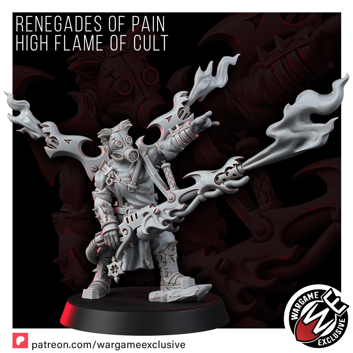 Wargame Exclusive: Chaos Renegades of Pain High Flame of Cult