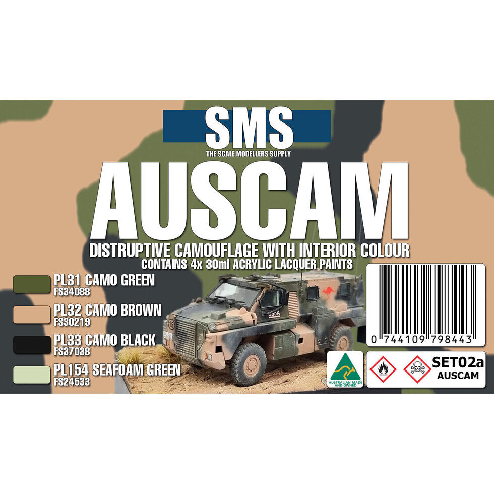 SMS: Paint Set AUSCAM (Disruptive Camoflage with Interior)