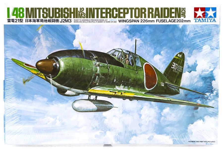 Tamiya: 1/48 Mitsubishi J2M3 Interceptor Raiden Jack 61018