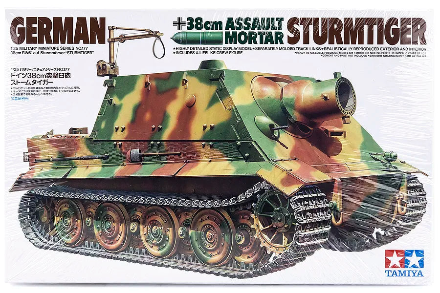 Tamiya: 1/35 German 38cm Assault Mortar Sturmtiger 35177