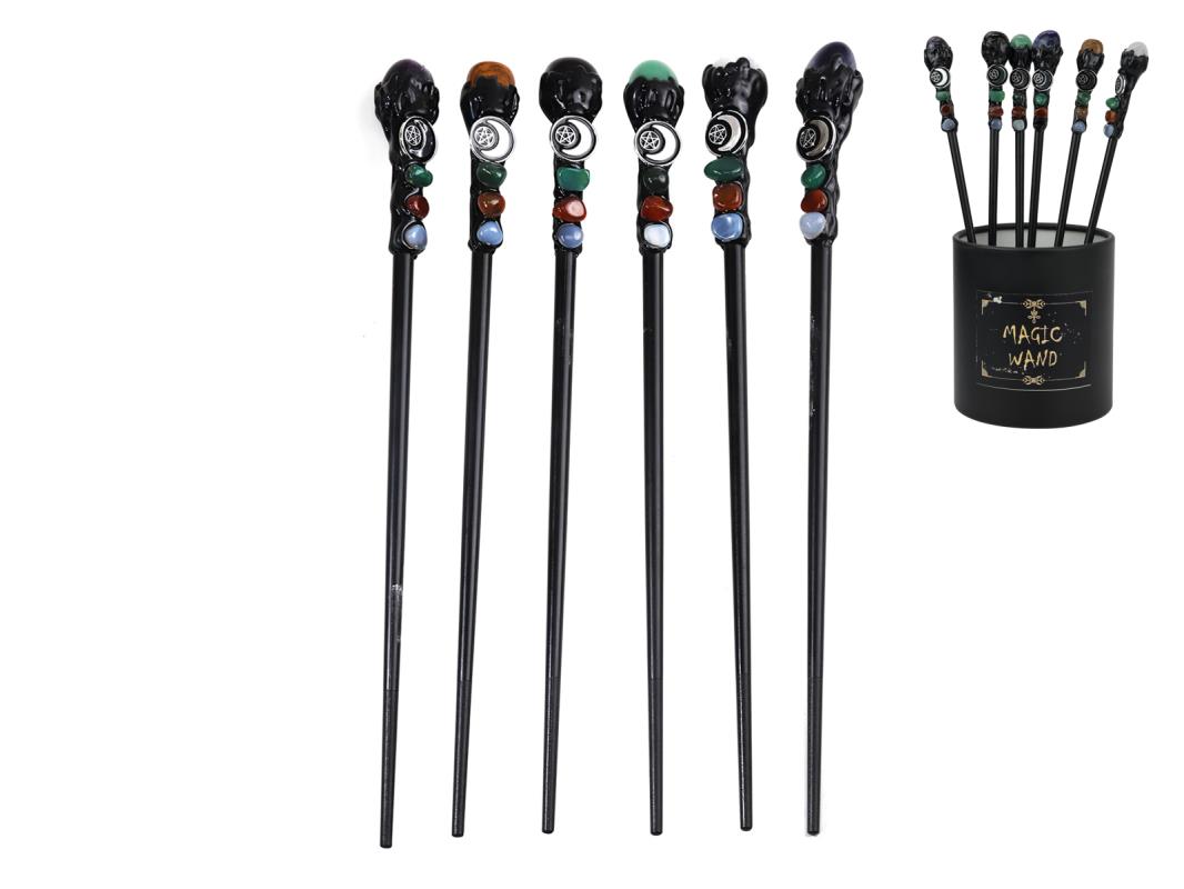 Magic Gem Wand 28cm (Assorted - One Randomly Selected)