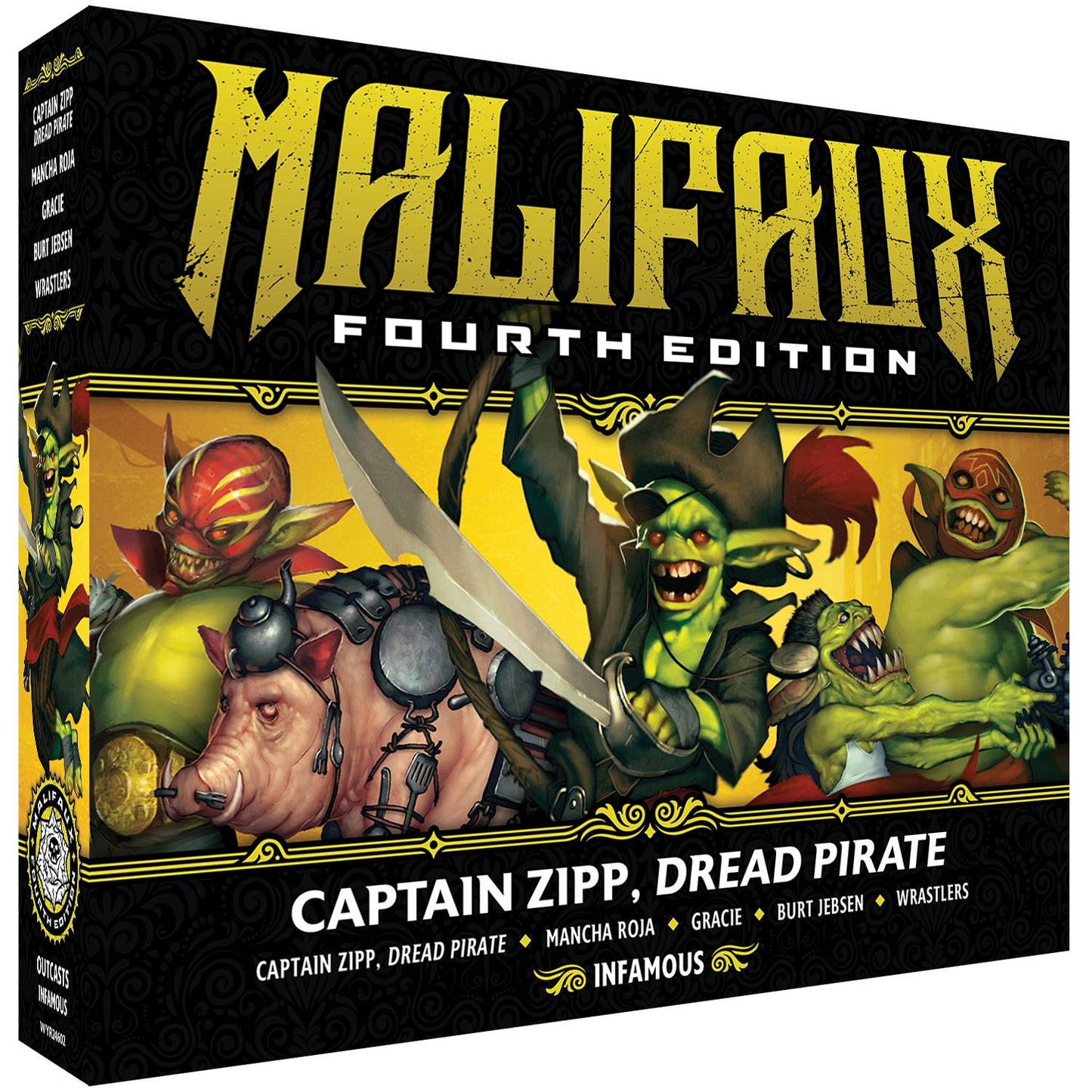 Malifaux: 4E Outcasts Captain Zipp, Dread Pirate