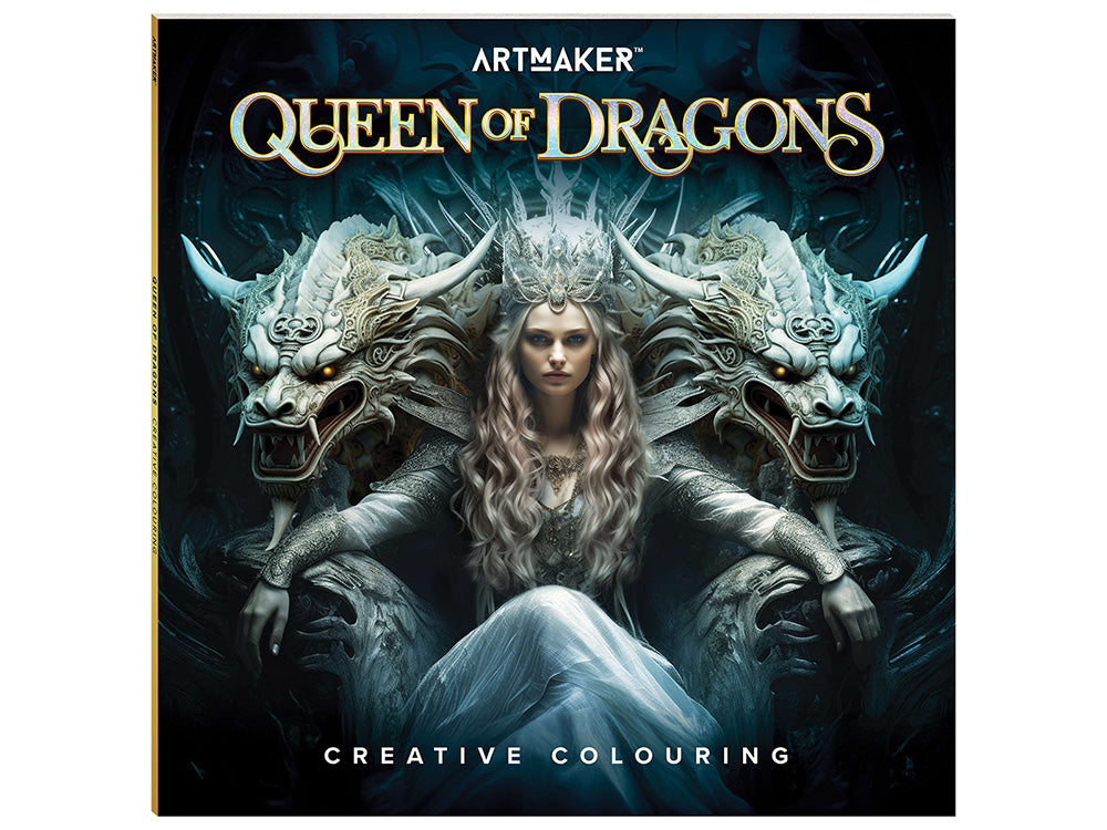 Artmaker: Queen of Dragons Creative Colouring Book