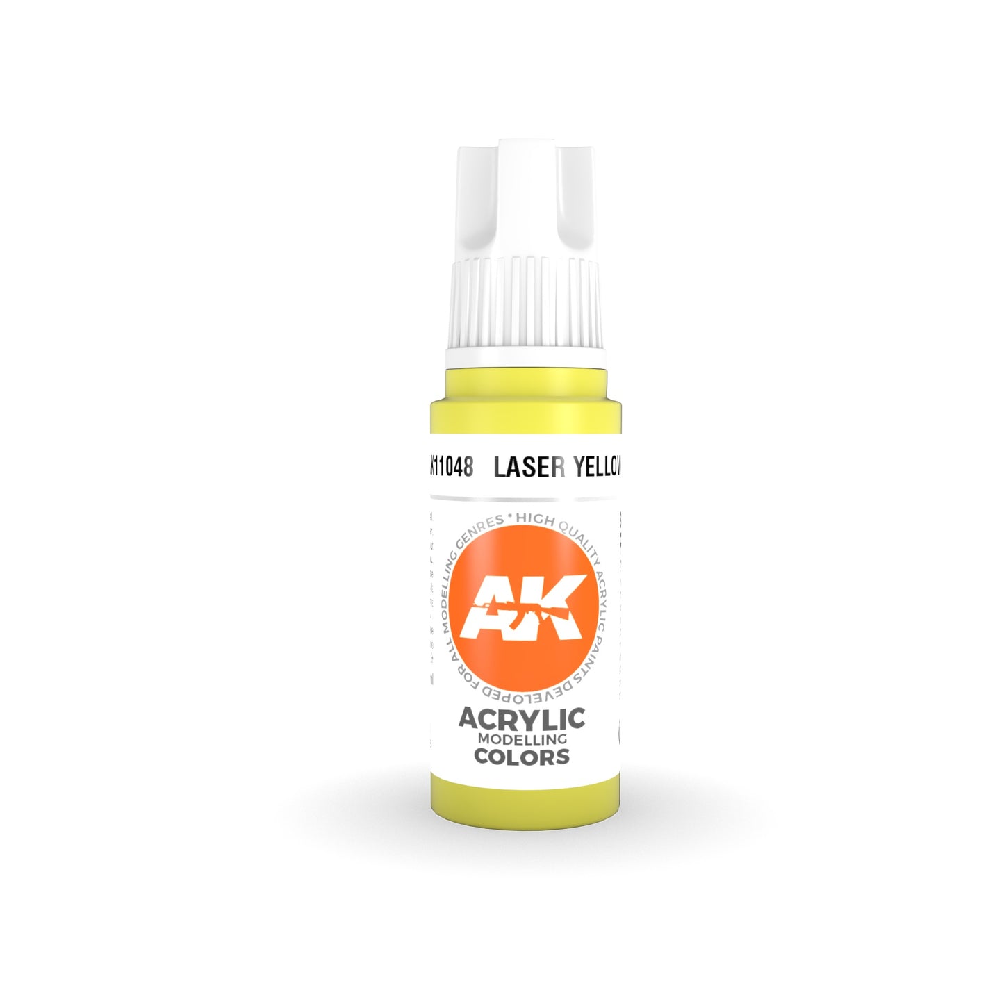 AK Interactive: 3 Gen Acrylics Laser Yellow 17ml