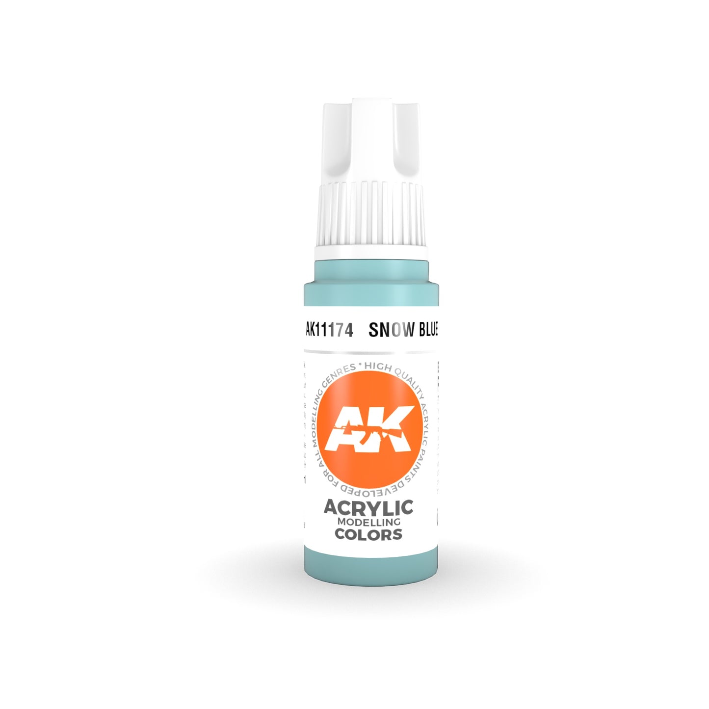 AK Interactive: 3 Gen Acrylics Snow Blue 17ml