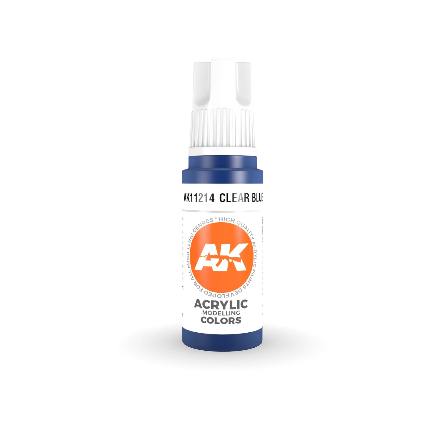 AK Interactive: 3 Gen Acrylics Clear Blue 17ml