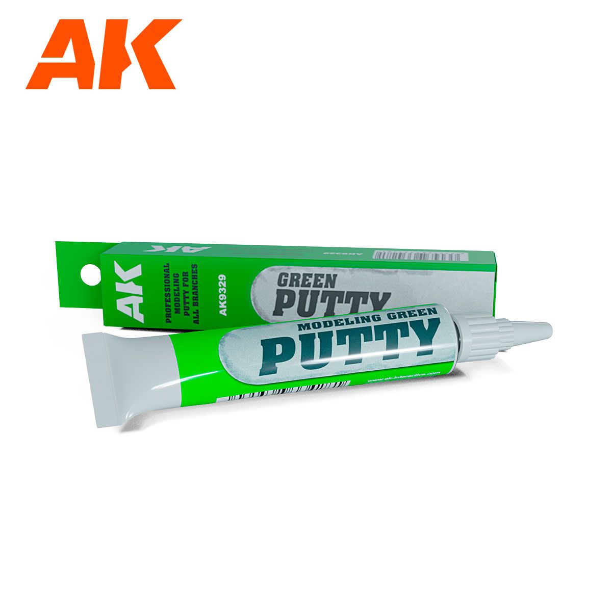 AK Interactive: Modelling Green Putty 20ml