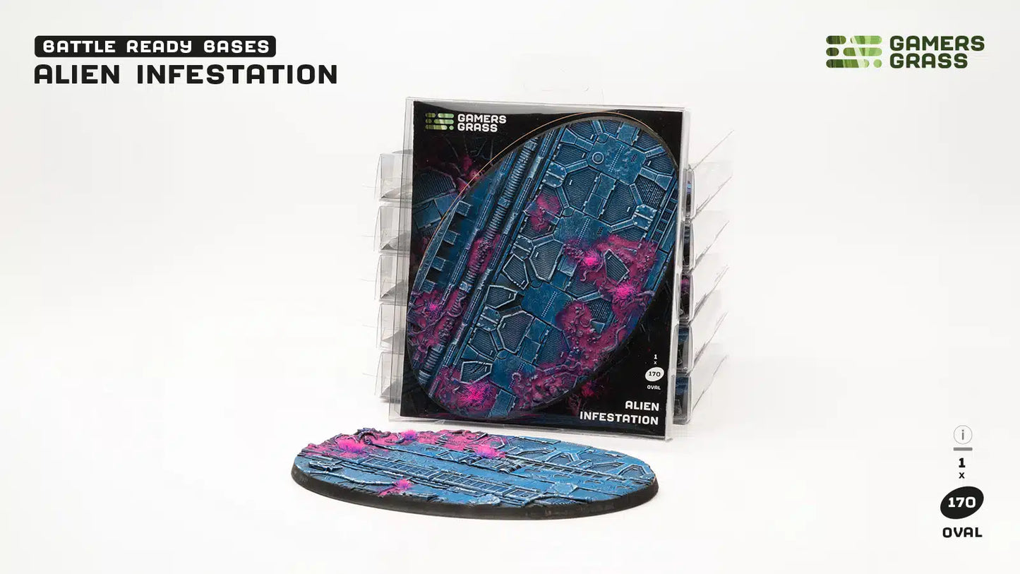 Gamers Grass: Bases Alien Infestation Oval 170mm (x1)
