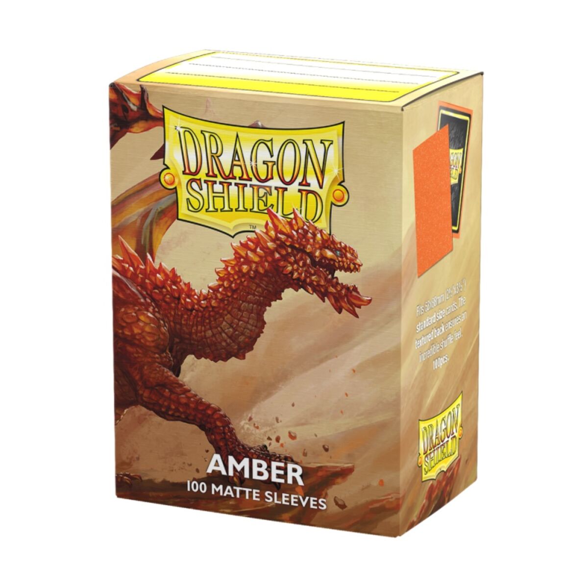 Dragon Shield: Sleeves Matte Amber