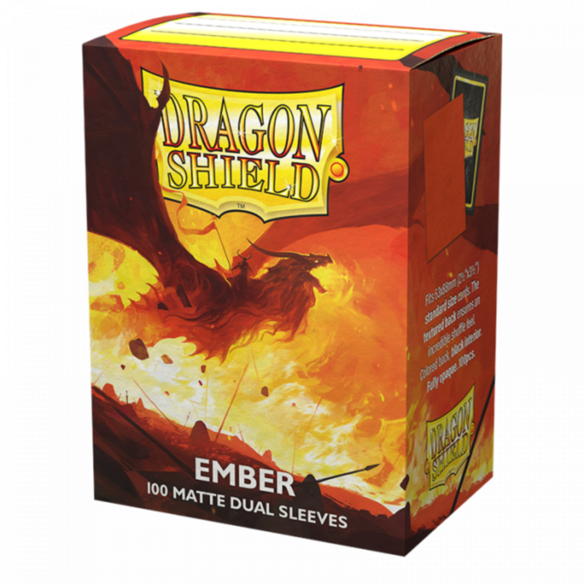 Dragon Shield: Sleeves Matte Dual Ember