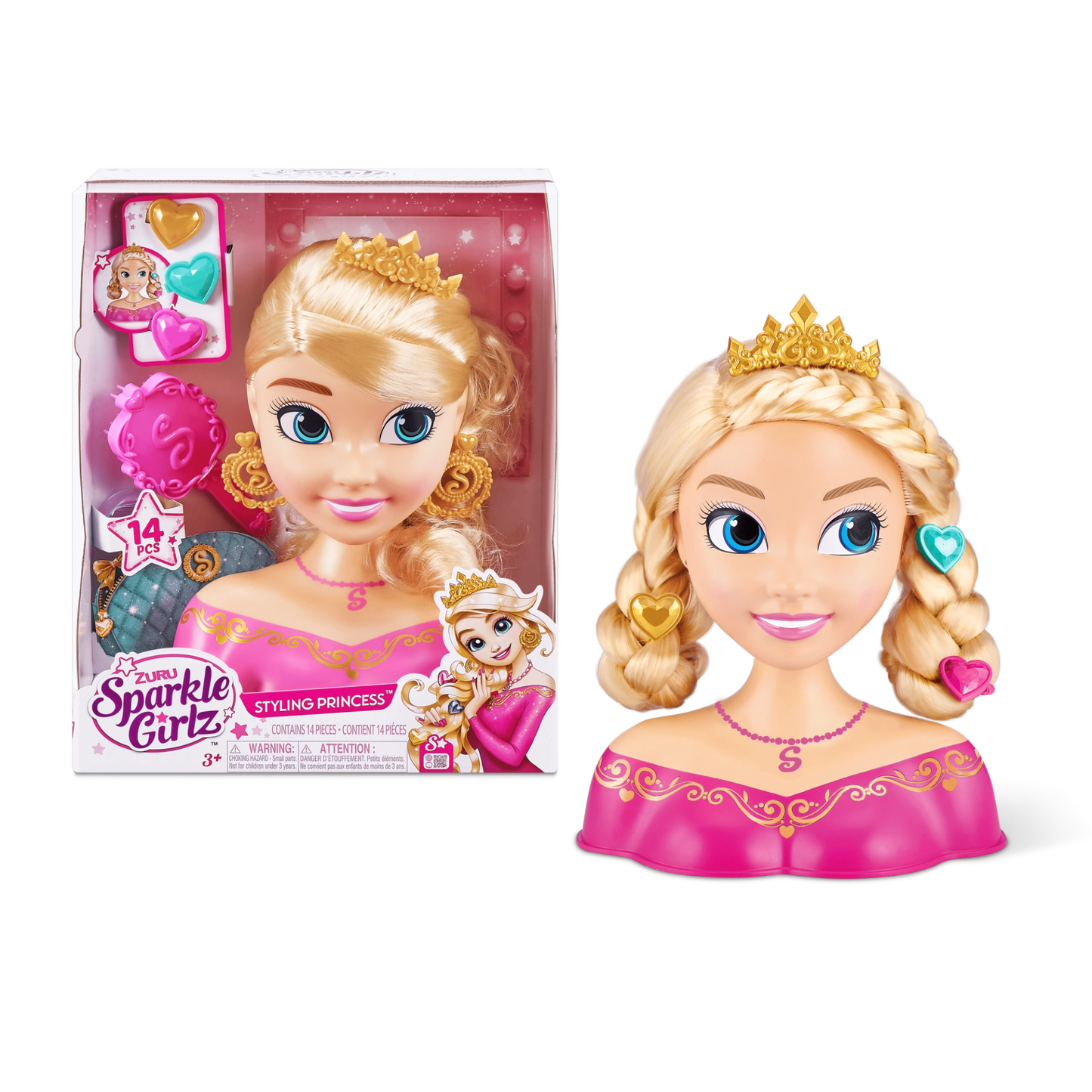 Zuru Sparkle Girlz: Styling Princess Head With Accessories