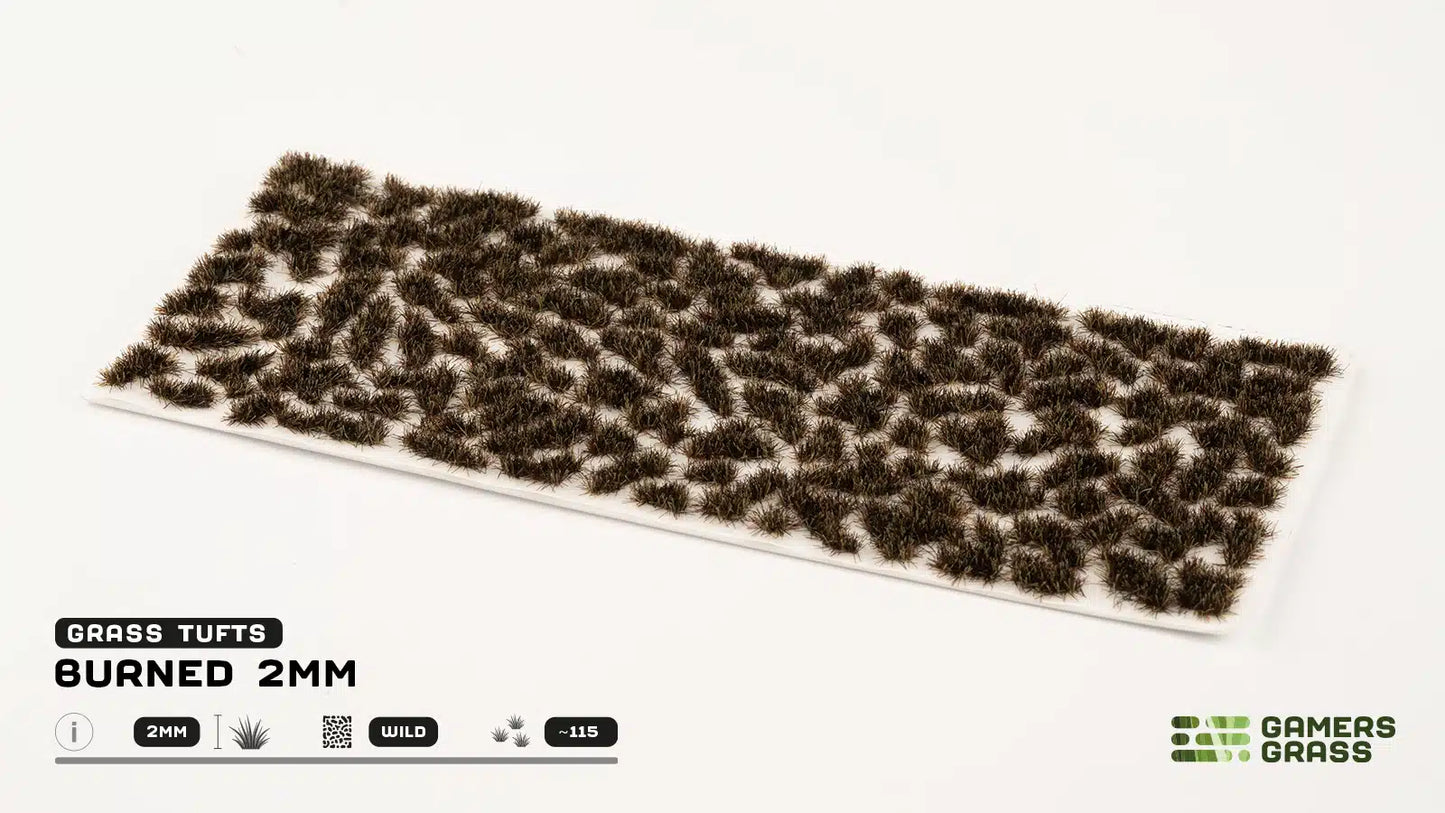 Gamers Grass: Tufts Burned 2mm