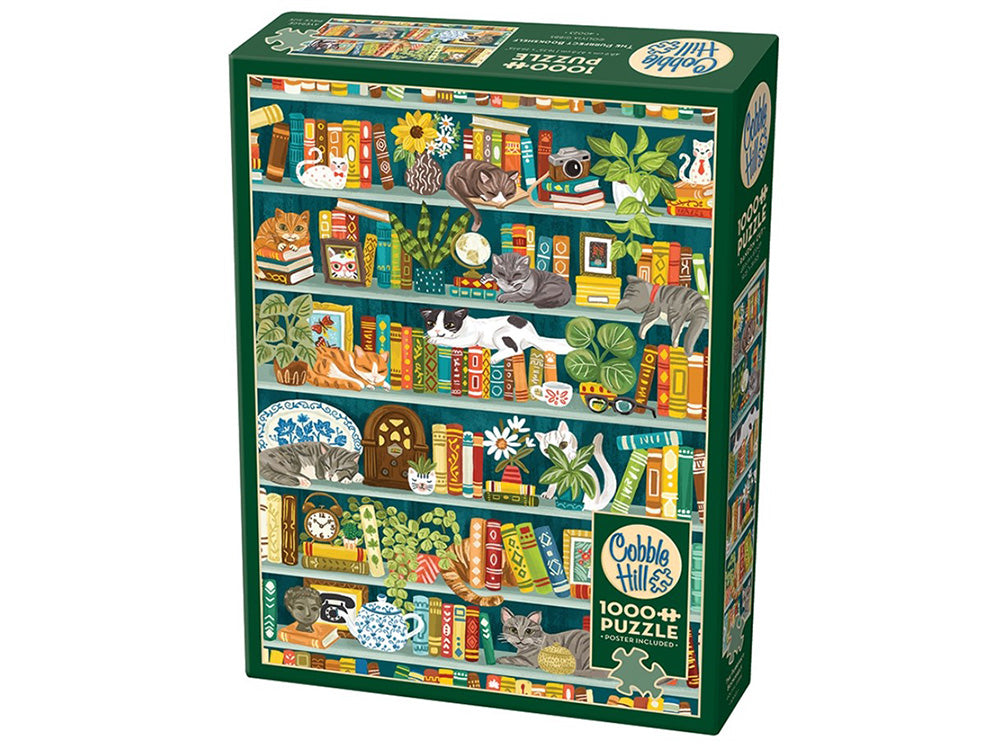 Cobble Hill: 1000pc The Purrfect Bookshelf