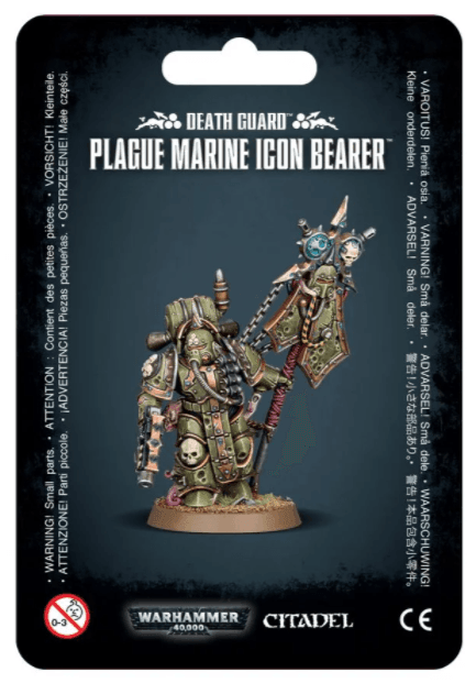 Warhammer 40k: Death Guard Plague Marine Icon Bearer